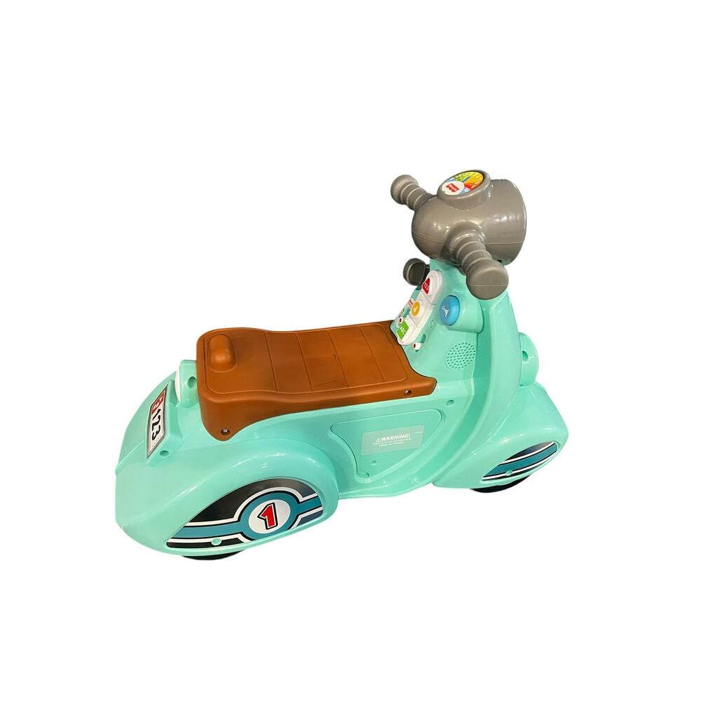 Fisher Price Ride On Scooter Toddler Toy Lights Sounds - Preowned